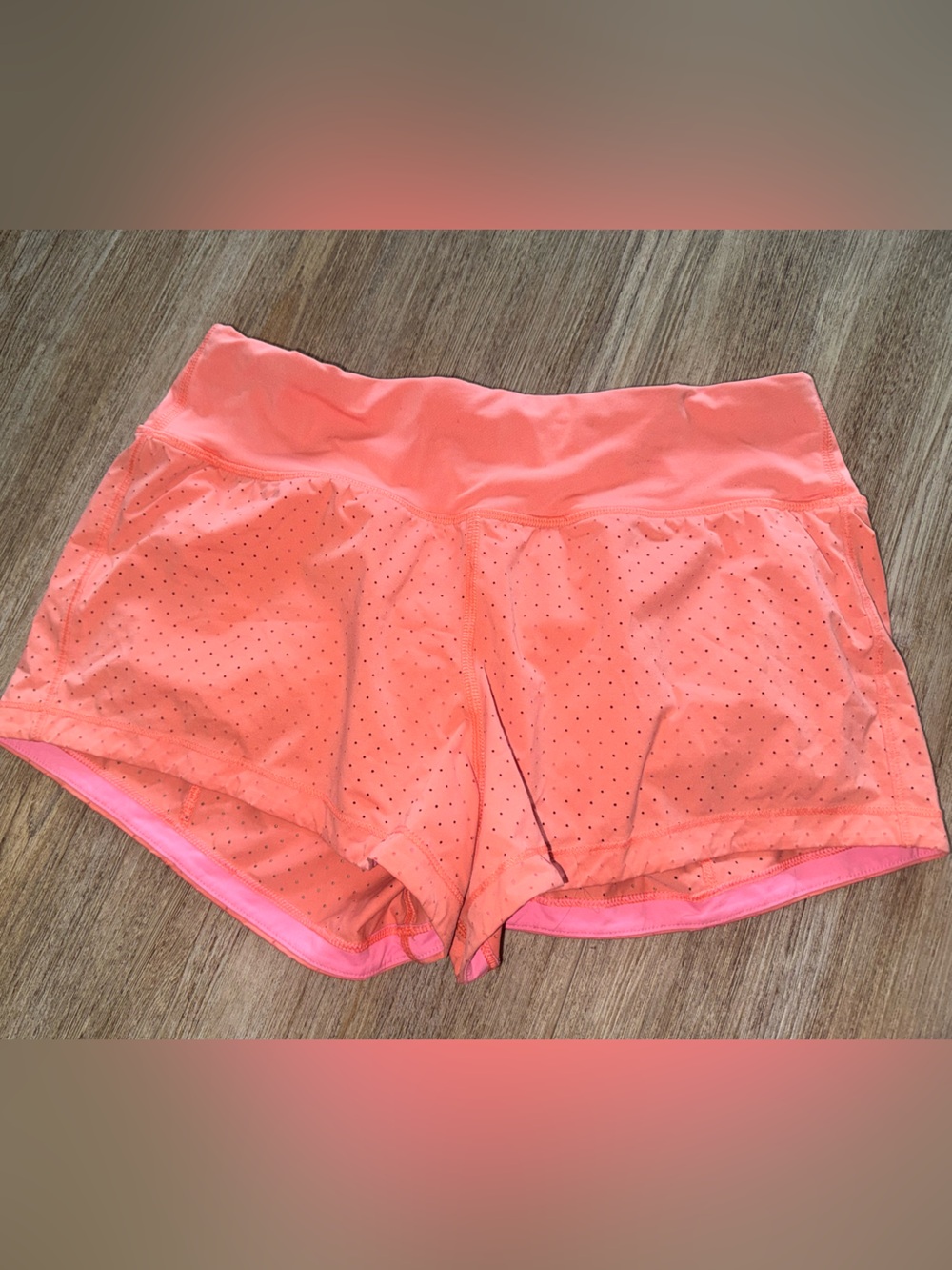 Limited edition Lululemon Coral shorts